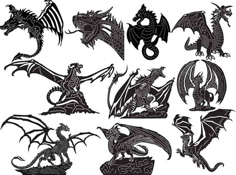 cnc laser machine projects dragon|Dragon DXF Files .